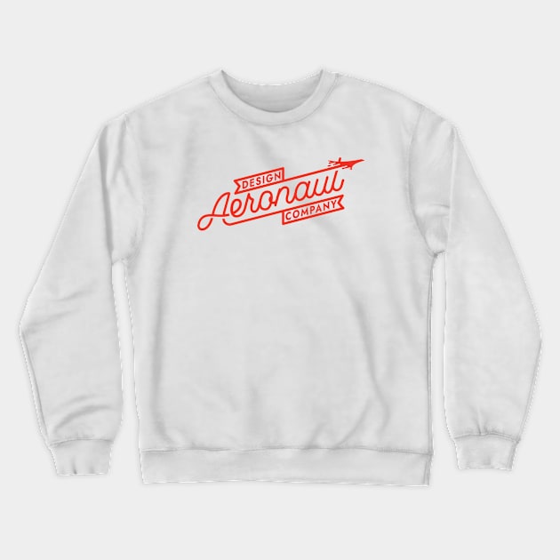 Aeronaut Script Logo Crewneck Sweatshirt by AeronautDesignCo